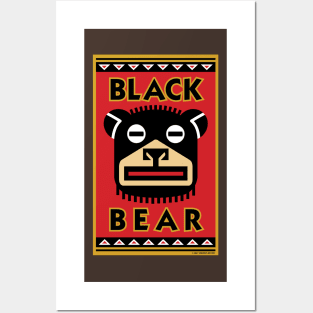 Big Black Bear Crest Posters and Art